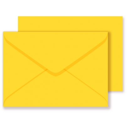 Sun Flower Yellow Envelope