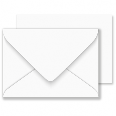 Value C6 Envelopes - White