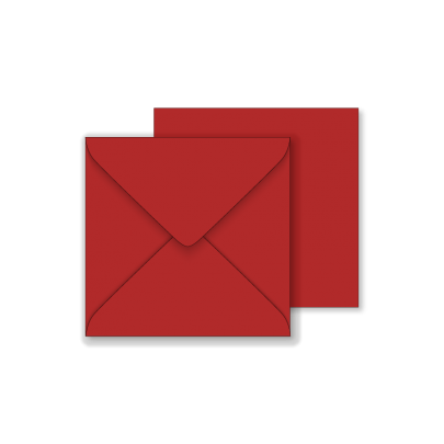Small Square Scarlet Red