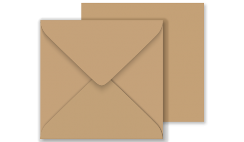 Large Square Lakes Craft Biscuit Envelopes 120gsm (146x146mm)