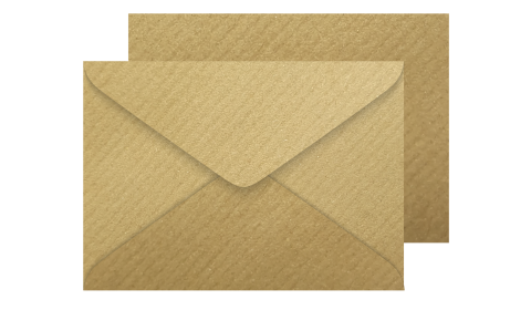 C6 Ribbed Kraft Envelopes (New Style)