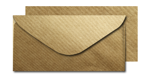 DL Ribbed Kraft Envelopes (110mm x 220mm)