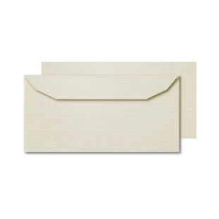 White Shakespeare Laid DL Envelopes (110mmx220mm)