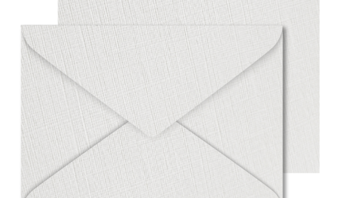 C5 White Linen Envelopes, 120gsm (162x229mm)