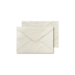C6 Ivory Hammered Envelopes- 120gsm