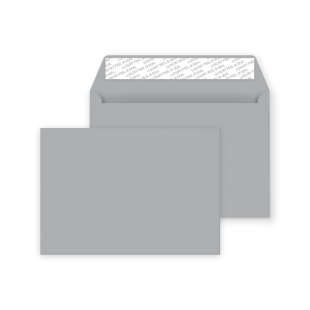 C6 Peel and Seal Envelope - Metallic Silver