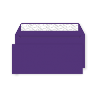 DL Peel and Seal Envelope - Blackcurrant
