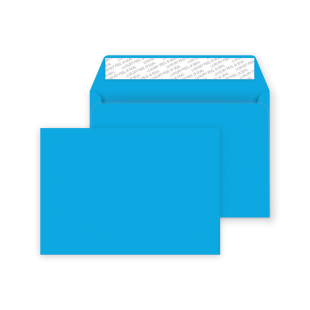 C5 Peel and Seal Envelopes - Caribbean Blue