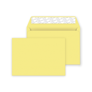 C5 Peel and Seal Envelopes - Lemon Yellow