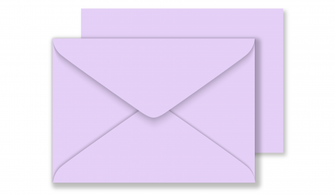 C6 Luxury Lavender Envelopes 100gsm (114mm x 162mm)