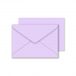 C6 Luxury Lavender Envelopes 100gsm (114mm x 162mm)