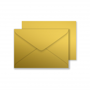 Luxury C6 Envelopes - Metallic Gold