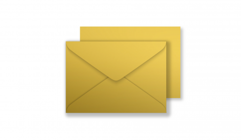 Luxury C7 Envelopes - Old Gold (89mm x 115mm)