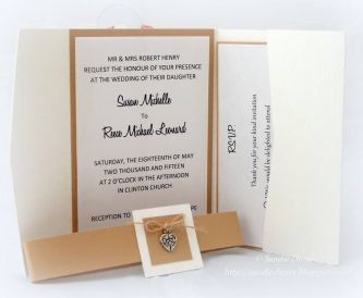 Wedding Stationery - Invitation Inspiration in White & Buff!