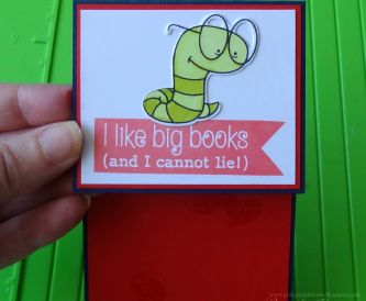 How to make a fun stamped Bookmark - Papercraft Tutorial