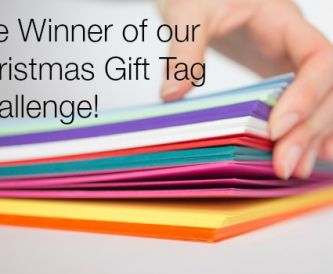 Christmas Gift tag Challenge - The Winner!