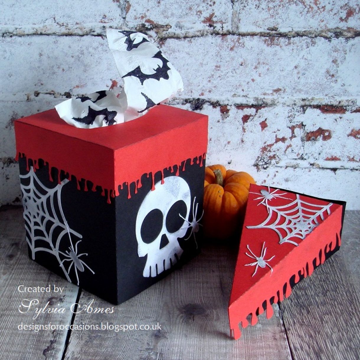 Halloween Tissue And Treat Box