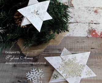 Triangle Star Fold Christmas Card Tutorial