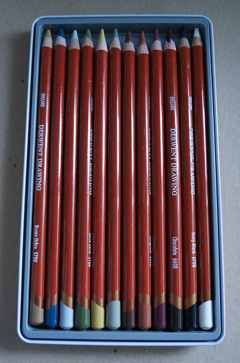 Derwent Drawing 6 Pencil Tin Set