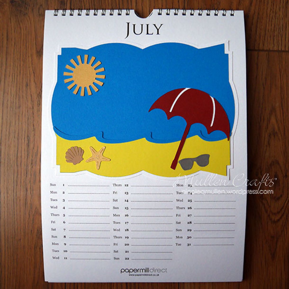 Nicole 2018 Calendar July1