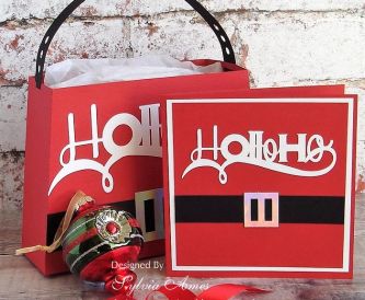 Ho-Ho-Ho Gift Bag And Matching Card
