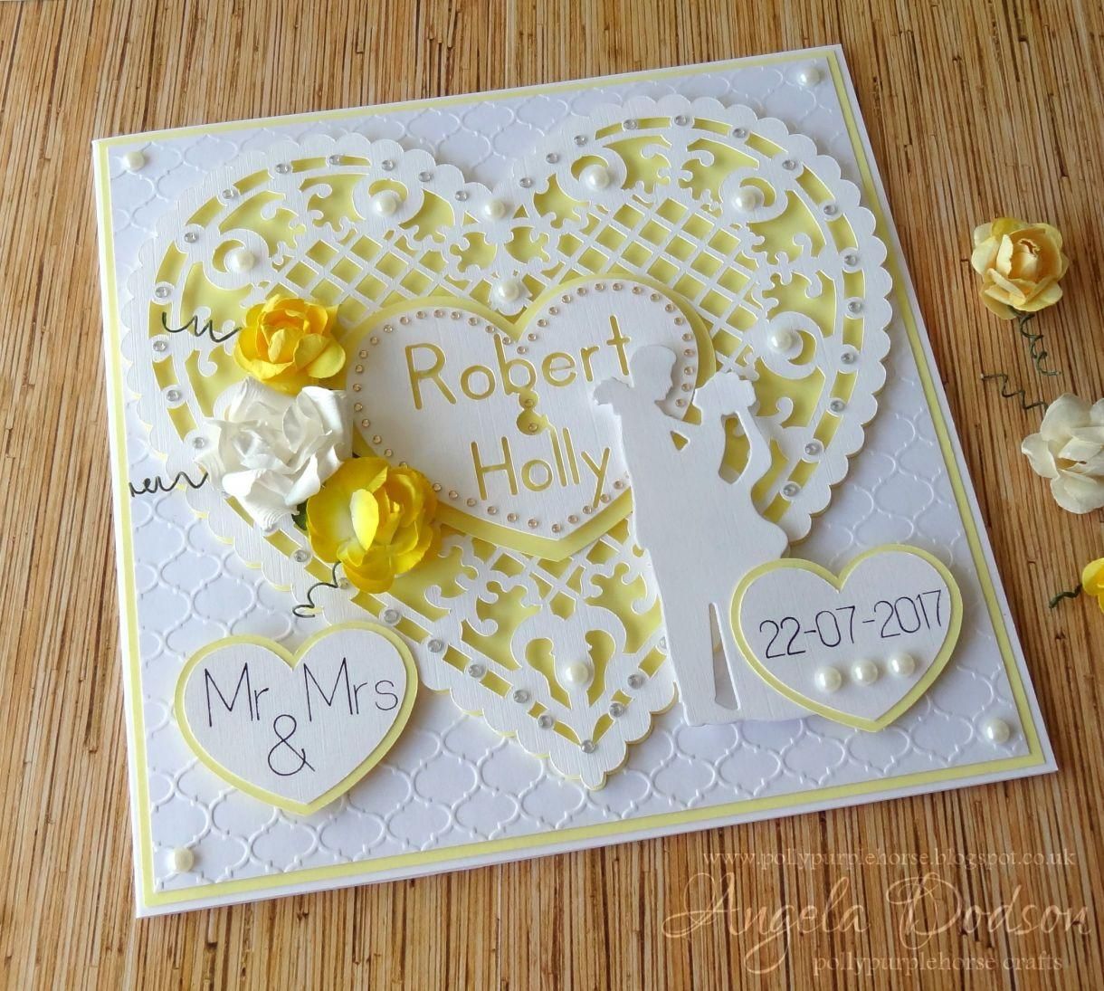 A Papercut Heart Wedding Card 1