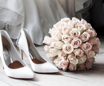 Shoes And Bouquet