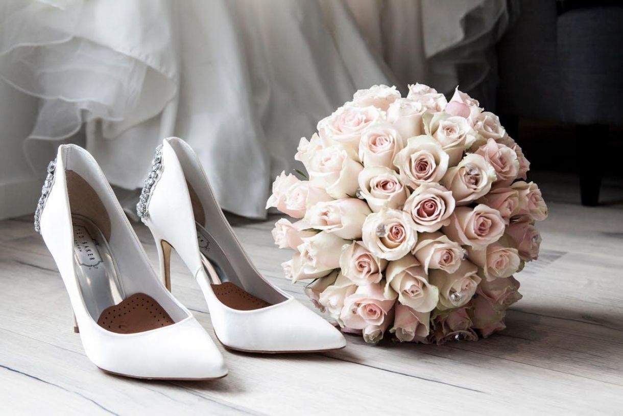 Shoes And Bouquet