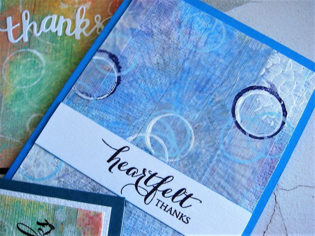 Distress Paints Thank You Cards 17