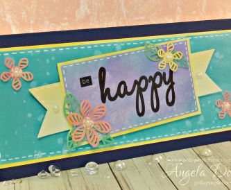 Be Happy Card - Step By Step