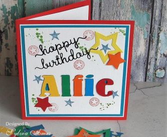 A Bright Personalised Birthday Card For A Young Boy