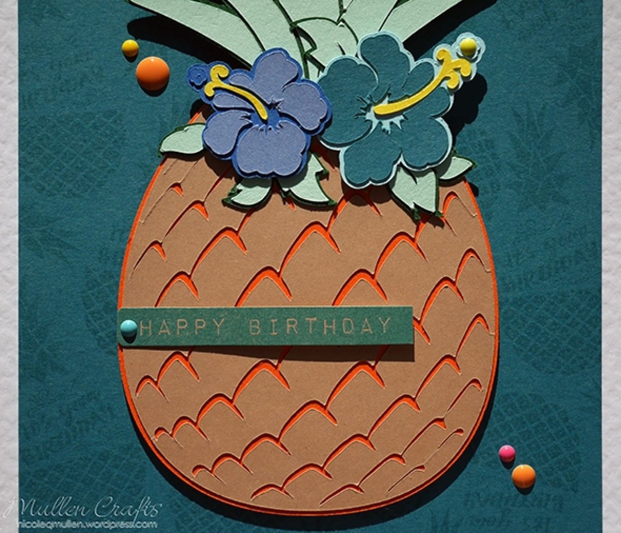 Nicole Pineapple Birthday Card 6