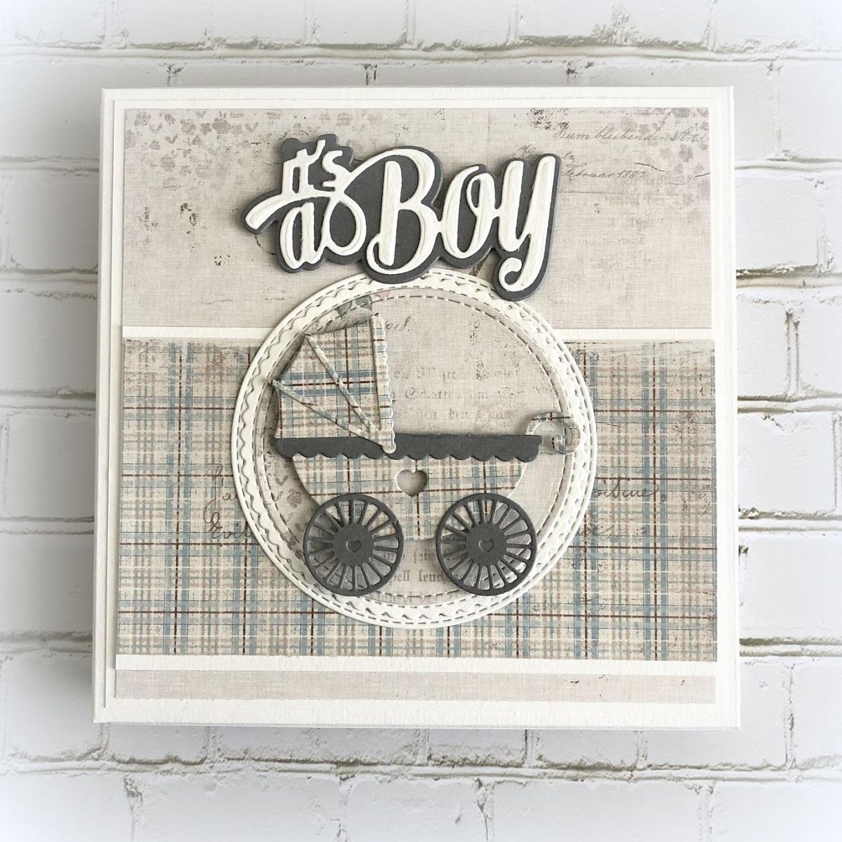 Baby Boy Card Box