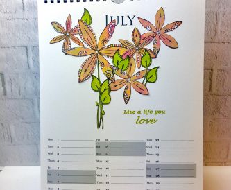 A July Calendar Page