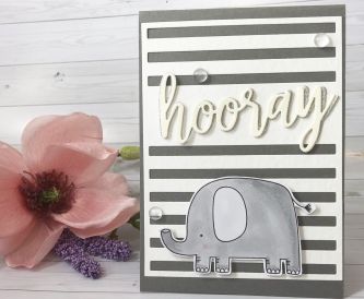 Hooray Baby Card