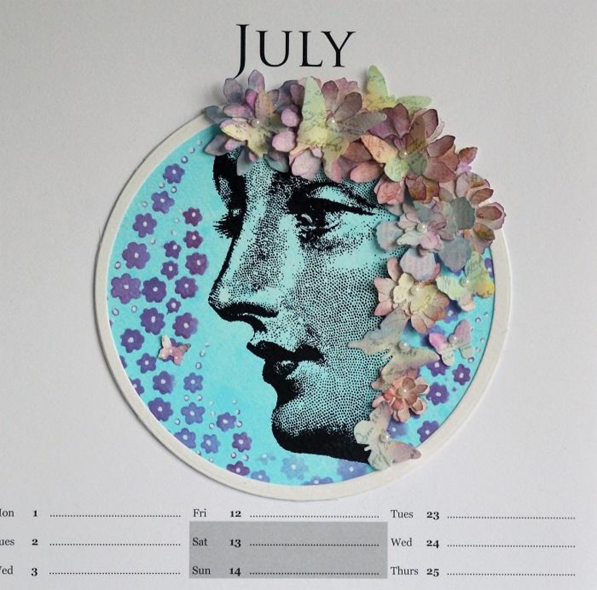 July Calendar Page Sylv 5