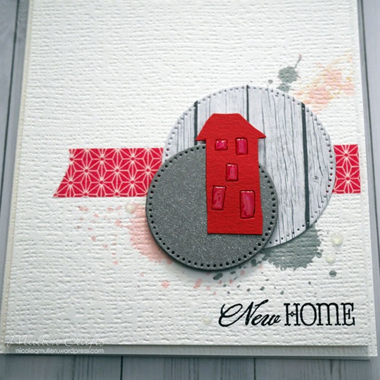 Nicole New Home Red House Card 2