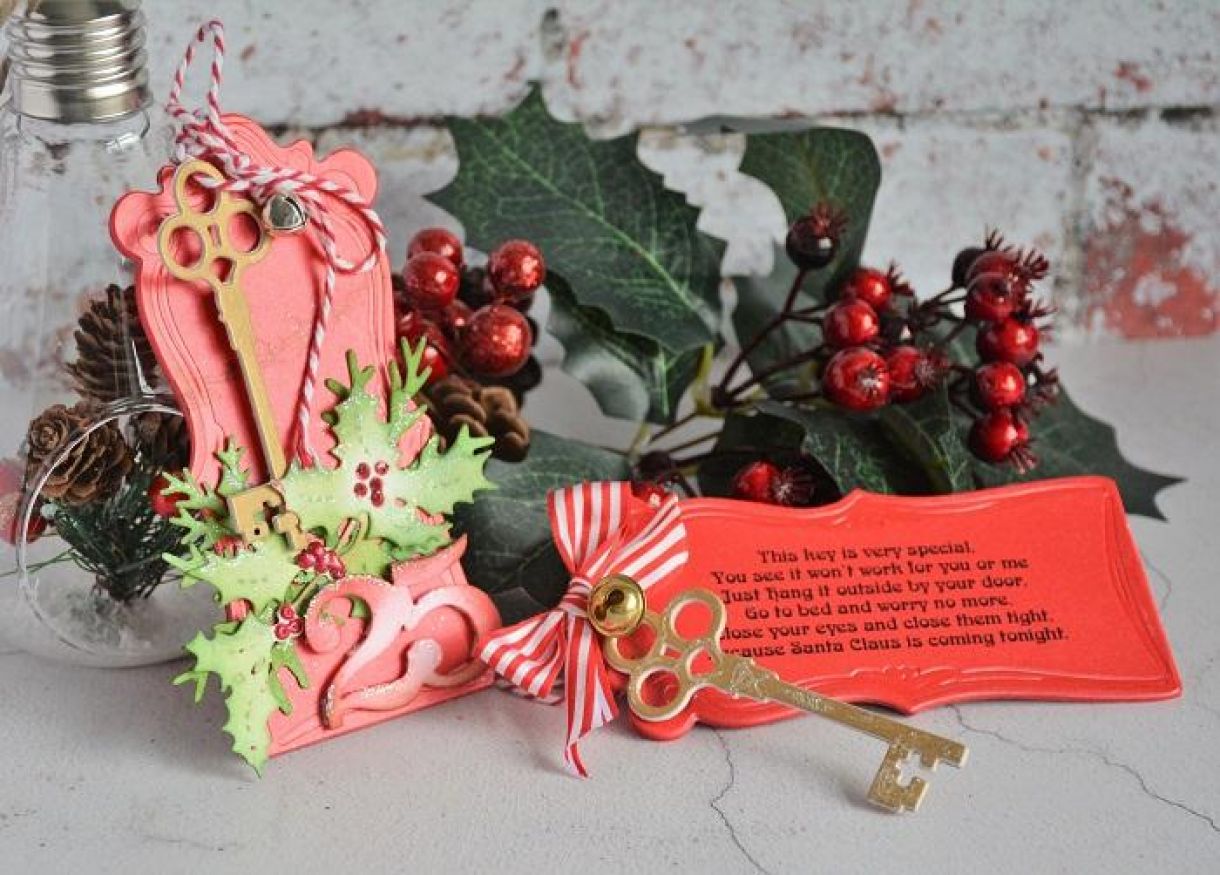 Santas Key Tag Tutorial 12