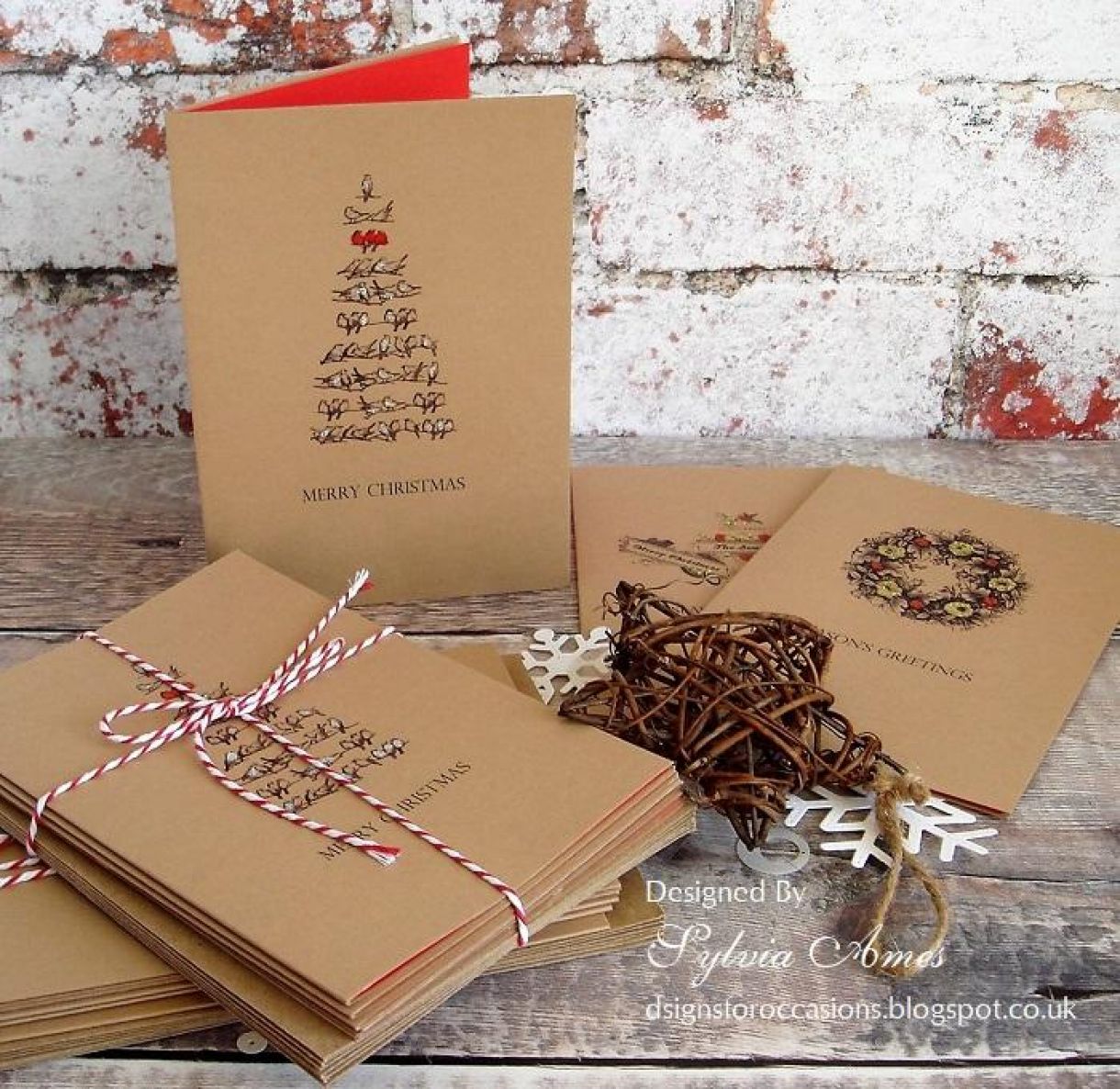 Buff And Red Victorian Card Pack
