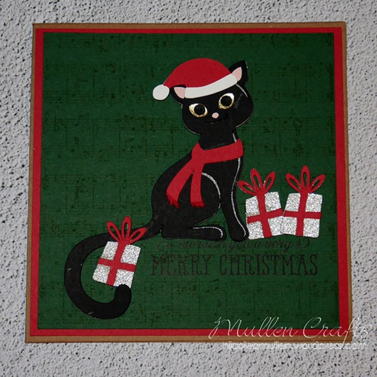 Nicole Cat Xmas Card 1