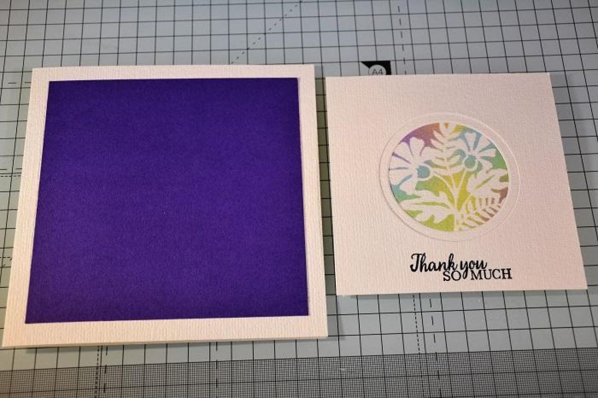 Double Aperture Thank You Card Tutorial 4