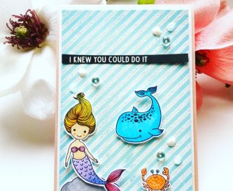 A Fun Mermaid Card