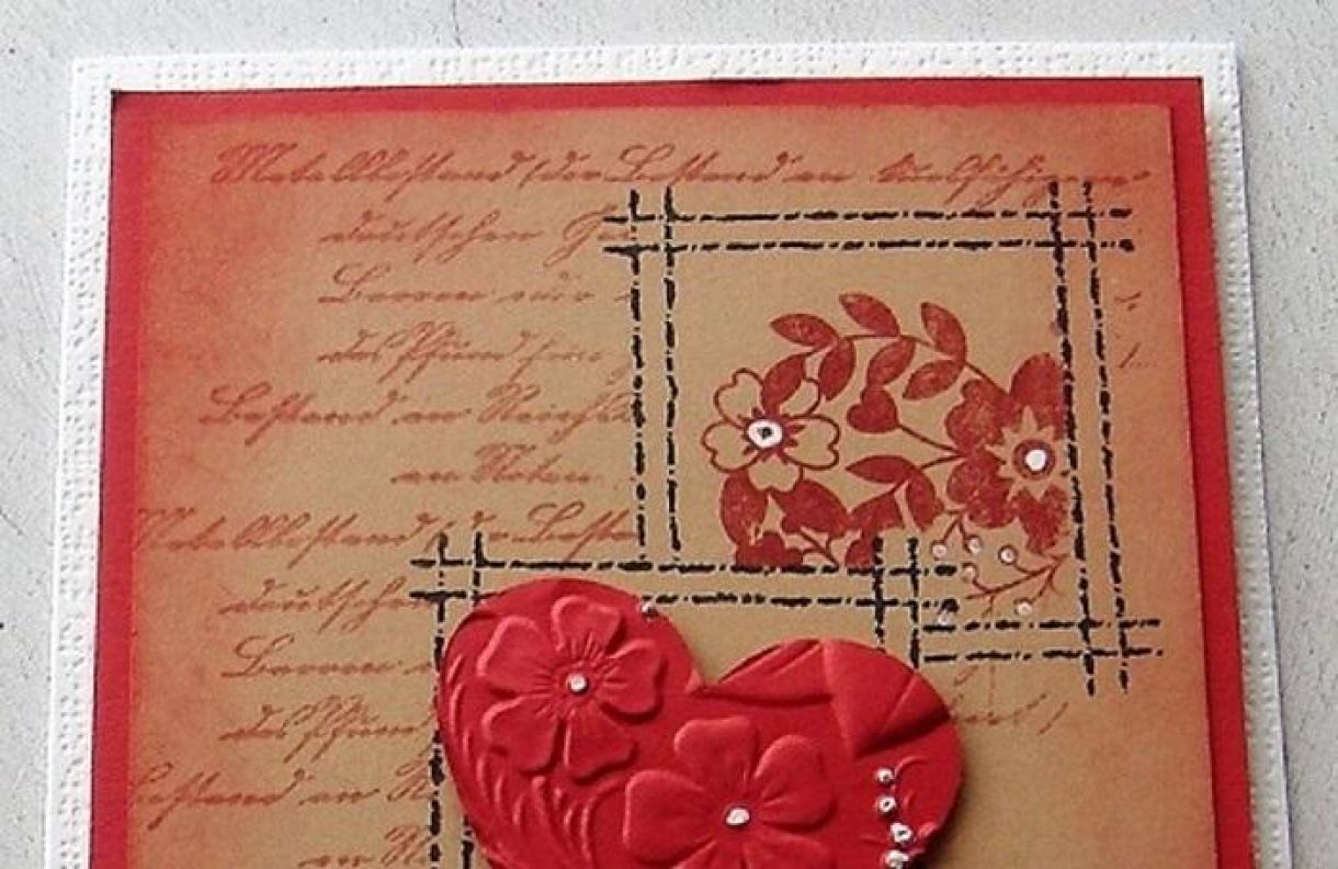 Stamped Valentine With Embossed Heart 2 Copy