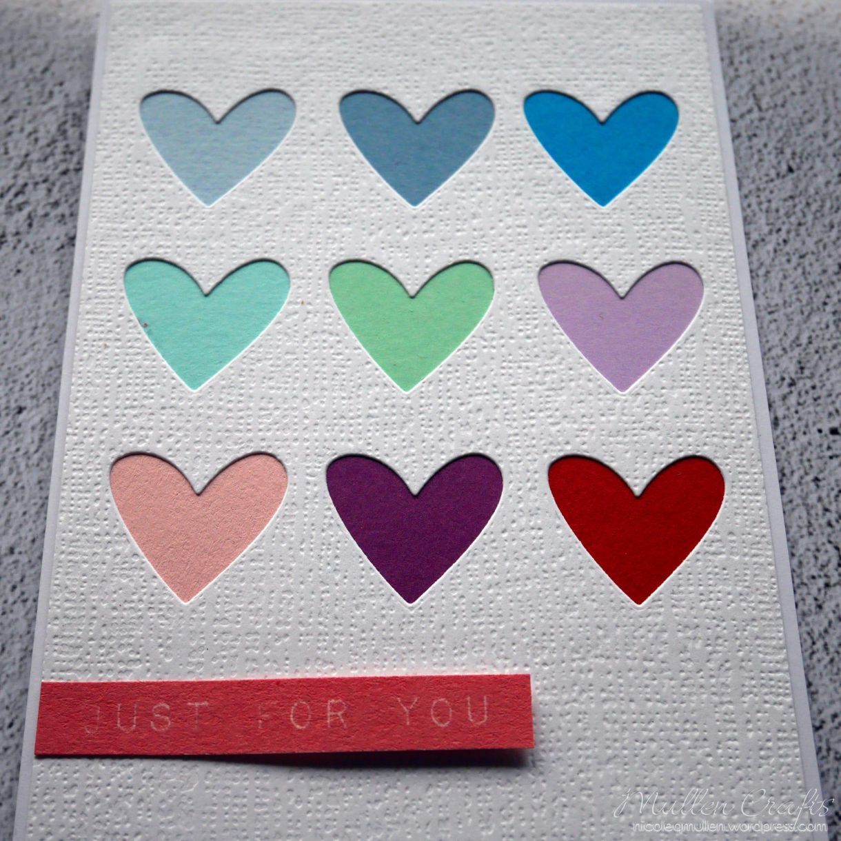 Nicole Grid Of Hearts Card 8