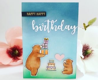 A Bear Birthday Card