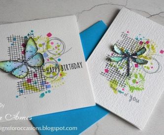 Butterflies and Dragonflies Cards