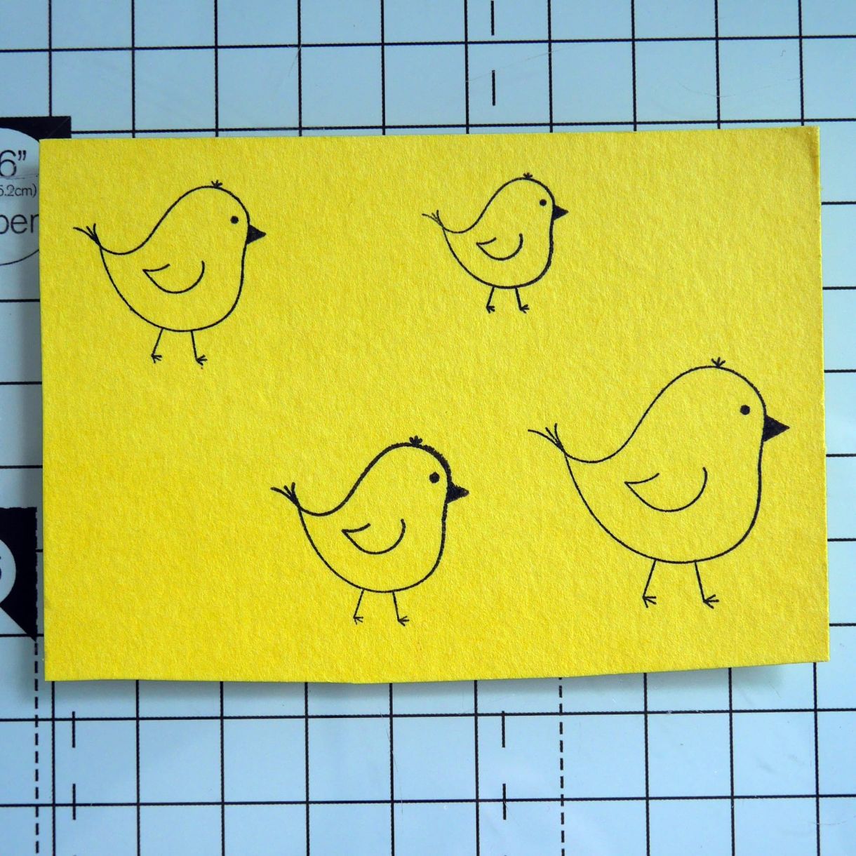 Nicole Yellow Easter Chick Card 6