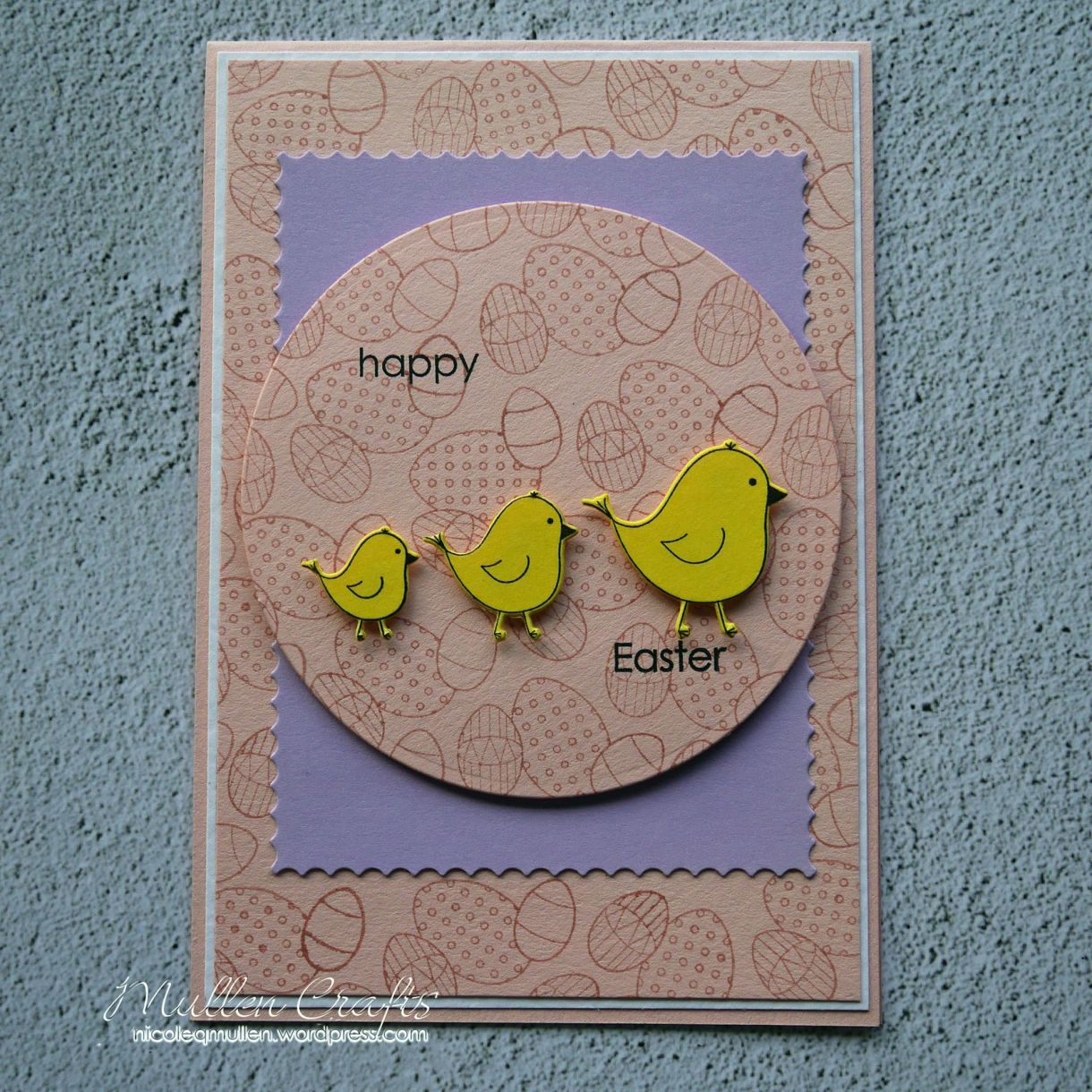 Nicole Yellow Easter Chick Card 12