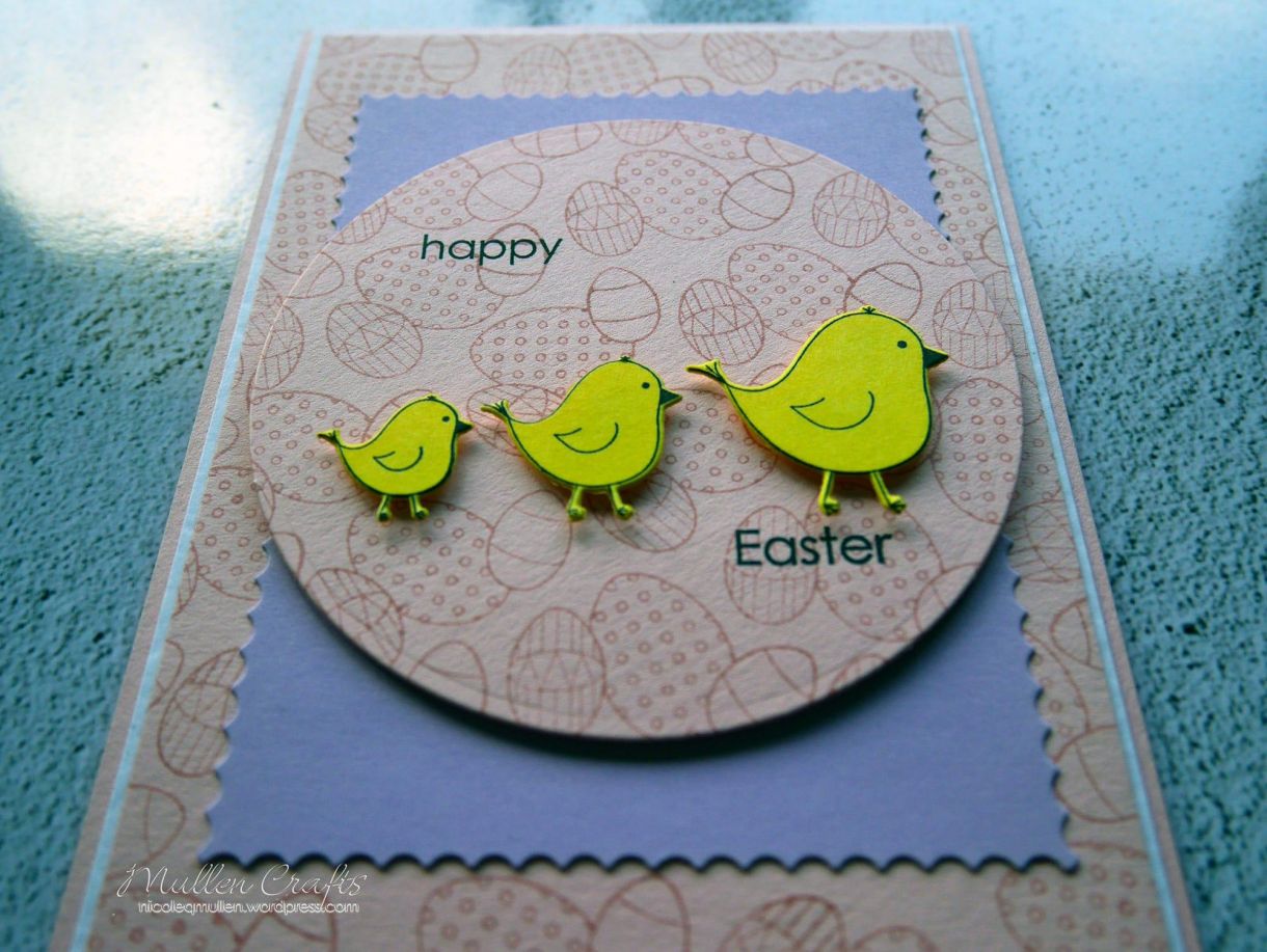 Nicole Yellow Easter Chick Card 13