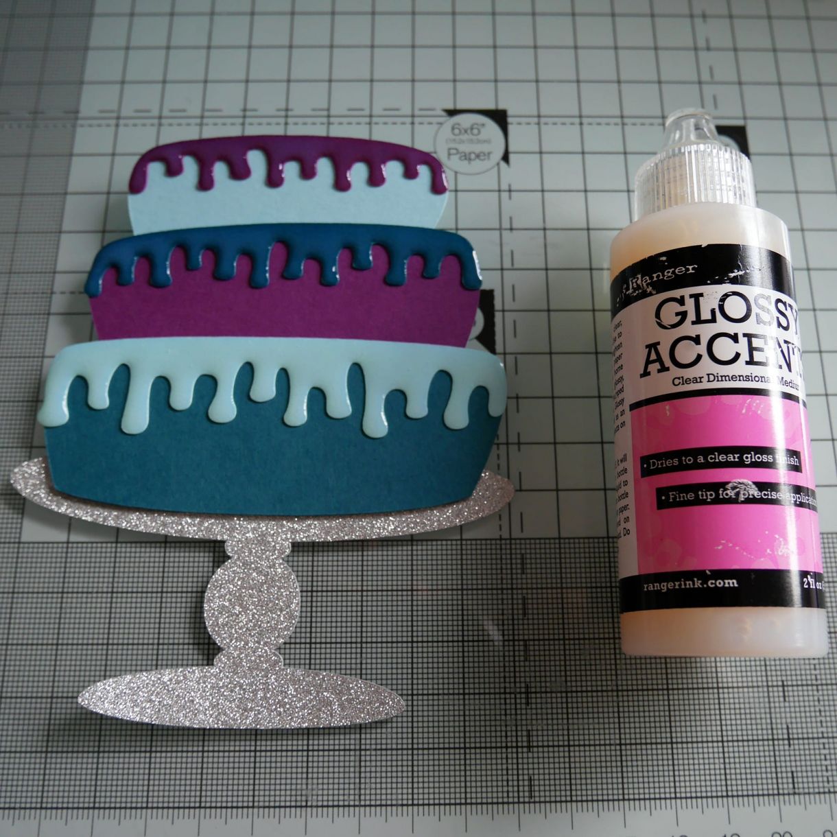 Layered Cake Bday Card Nicole 6